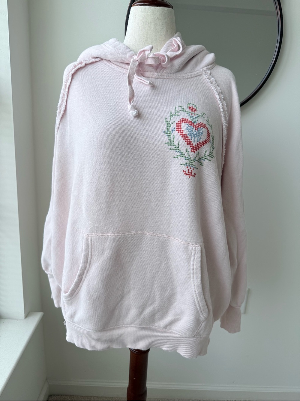 Free People Keepsake Oversized Hoodie in Heart Combo - Picture 12 of 12